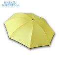 One US Dollar a Panel Printing Mini Yellow Cheap Price Promotional Fold Rain Umbrellas for Sale